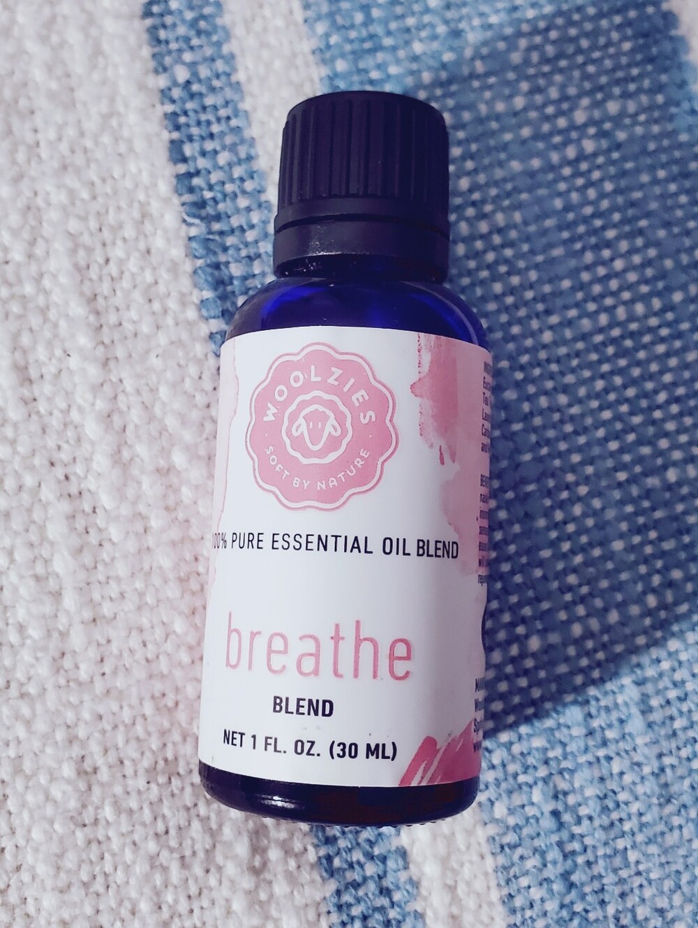 WOOLZIES "BREATHE" BLEND 100% PURE ESSENTIAL OIL BLEND